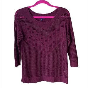 American Eagle Burgundy sweater